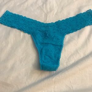 Victoria’s Secret The Lacie thong in turquoise